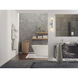 Neutra 2 Light 6 inch Matte Black and Polished Nickel Wall Sconce Wall Light