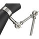 Soriano 25.25 inch 60.00 watt Matte Black and Brushed Nickel Table Lamp Portable Light