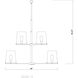 Callista 9 Light 38 inch Polished Nickel Chandelier Ceiling Light