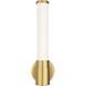 Warwick LED 4.75 inch Modern Gold Wall Sconce Wall Light