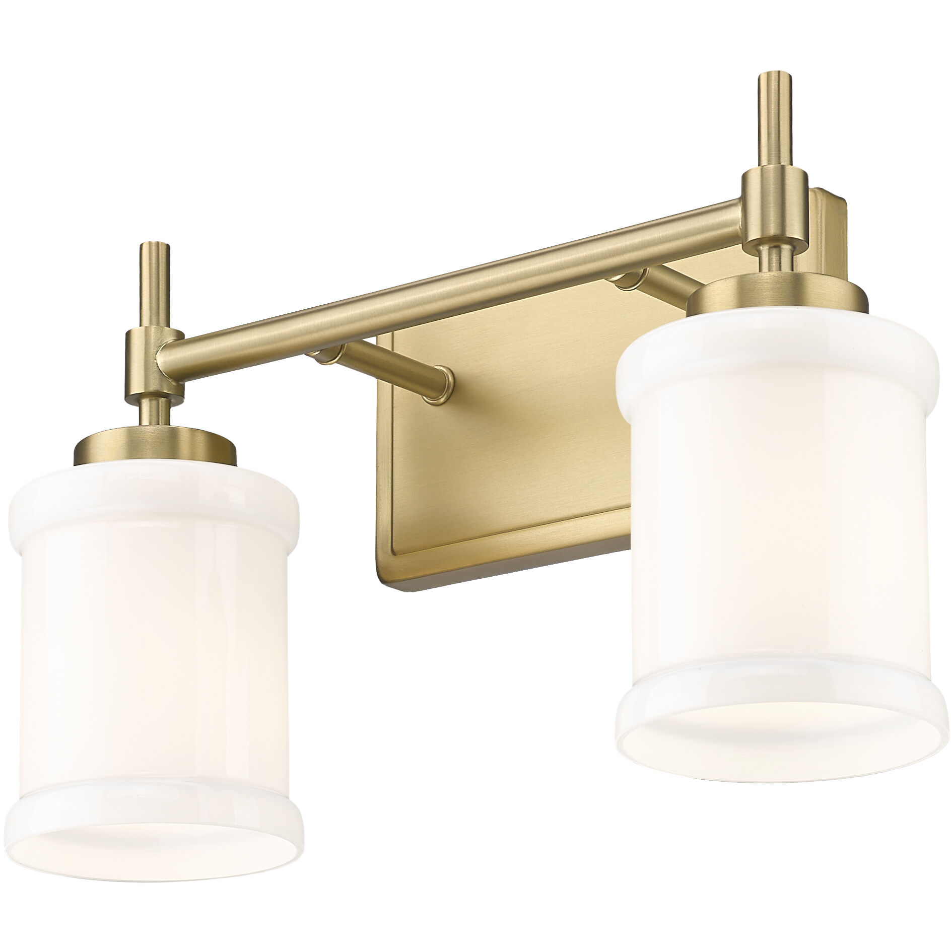 Cadoc 2 Light 15 inch Modern Gold Bath Vanity Light Wall Light