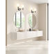 Orion 2 Light 13.75 inch Chrome Bath Vanity Light Wall Light