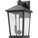 Beacon 2 Light 17.75 inch Oil Rubbed Bronze Outdoor Wall Light