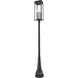 Nova 5 Light 117 inch Black Outdoor Post Mounted Fixture