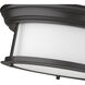 Sonna 2 Light 13.25 inch Bronze Flush Mount Ceiling Light in Matte Opal Glass