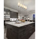 Emily 5 Light 51 inch Polished Nickel Linear Chandelier Ceiling Light