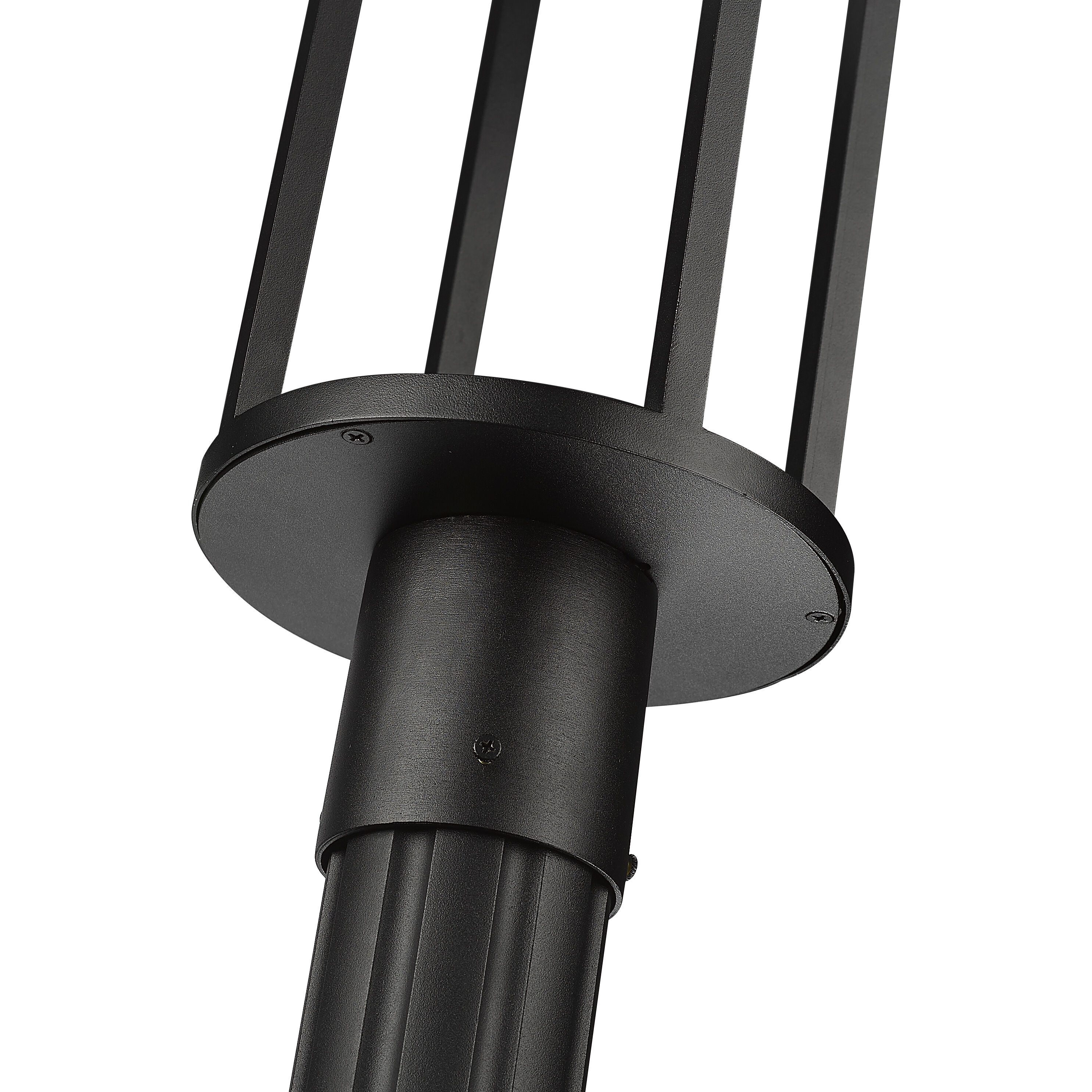 Luca LED 121.75 inch Black Outdoor Post Mounted Fixture