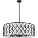 Harden 10 Light 32 inch Matte Black Pendant Ceiling Light