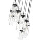 Fontaine 11 Light 26.25 inch Matte Black Chandelier Ceiling Light