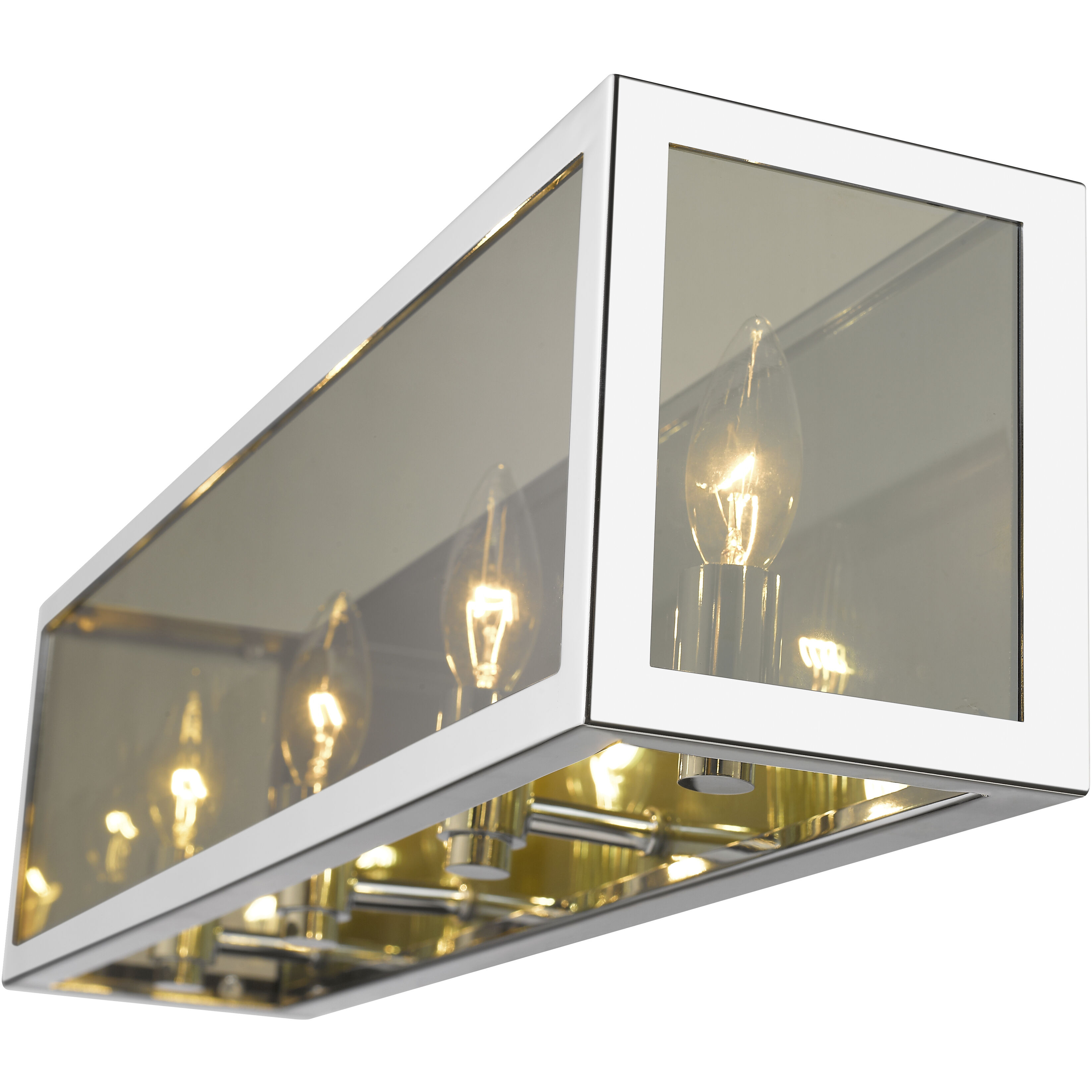 Infinity 4 Light 24 inch Chrome Vanity Wall Light