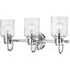 Kinsley 3 Light 22 inch Chrome Vanity Wall Light
