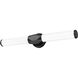 Cooper LED 25 inch Matte Black Vanity Wall Light