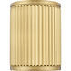 Stari LED 6.25 inch Modern Gold Flush Mount Ceiling Light