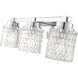 Jacqueline 3 Light 22.75 inch Chrome Bathroom Vanity Wall Light