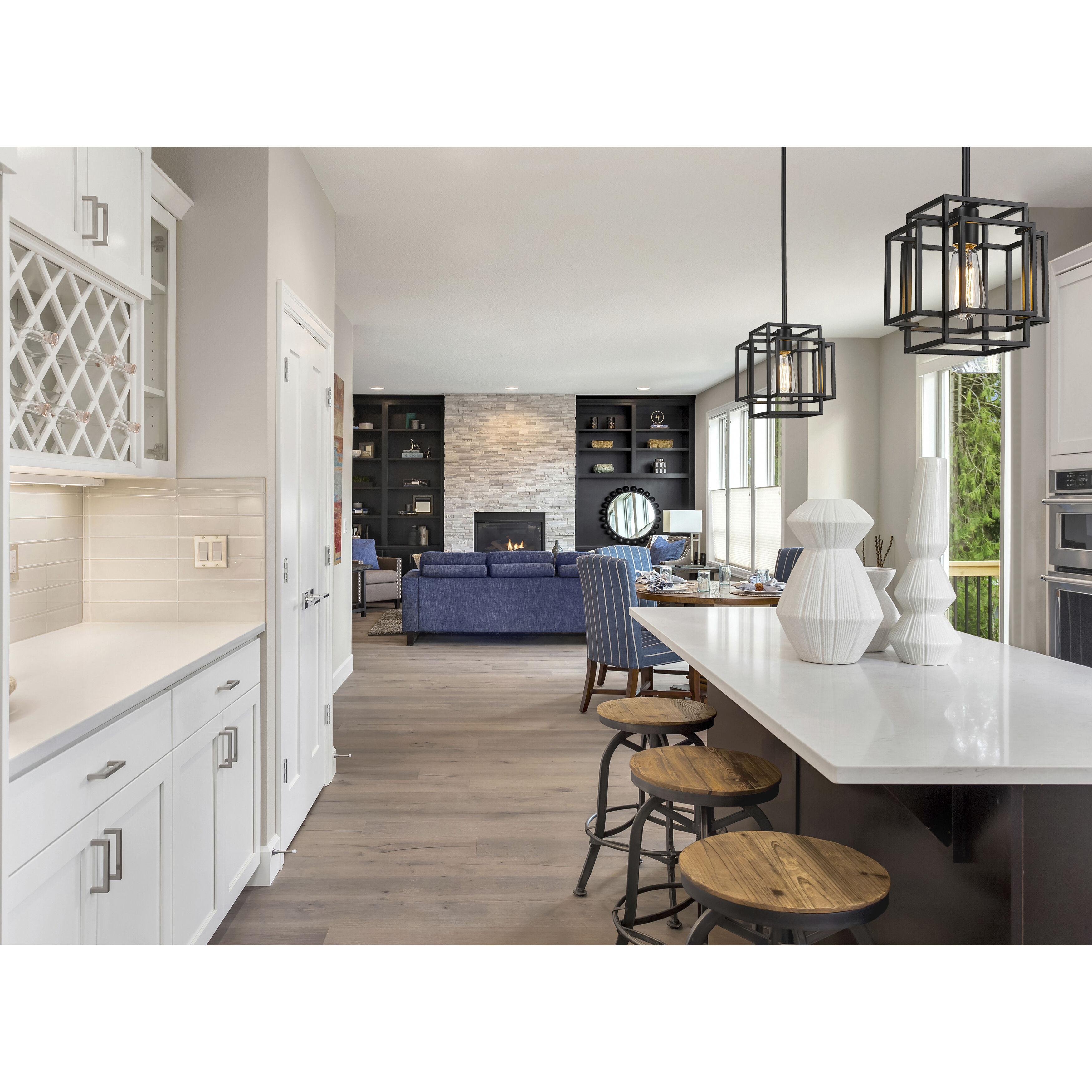 Titania 1 Light 8.5 inch Matte Black Pendant Ceiling Light