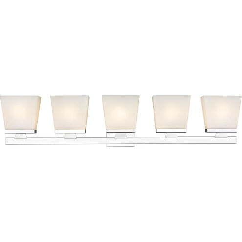 Astor 5 Light 36 inch Chrome Vanity Wall Light