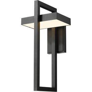 Luttrel LED 25 inch Black Outdoor Wall Sconce