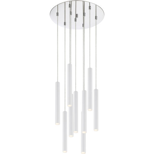Forest LED 16 inch Chrome Chandelier Ceiling Light