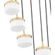 Renaud LED 21 inch Modern Gold Chandelier Ceiling Light