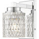 Jacqueline 1 Light 4.75 inch Chrome Wall Sconce Wall Light