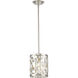 Almet 1 Light 6 inch Brushed Nickel Pendant Ceiling Light