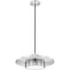 Ludo LED 16 inch Brushed Nickel Pendant Ceiling Light