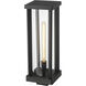 Glenwood 1 Light 20 inch Black Outdoor Post Mount Fixture