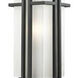 Abbey 1 Light 114.25 inch Black Outdoor Post Mounted Fixture