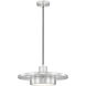 Ludo LED 16 inch Brushed Nickel Pendant Ceiling Light