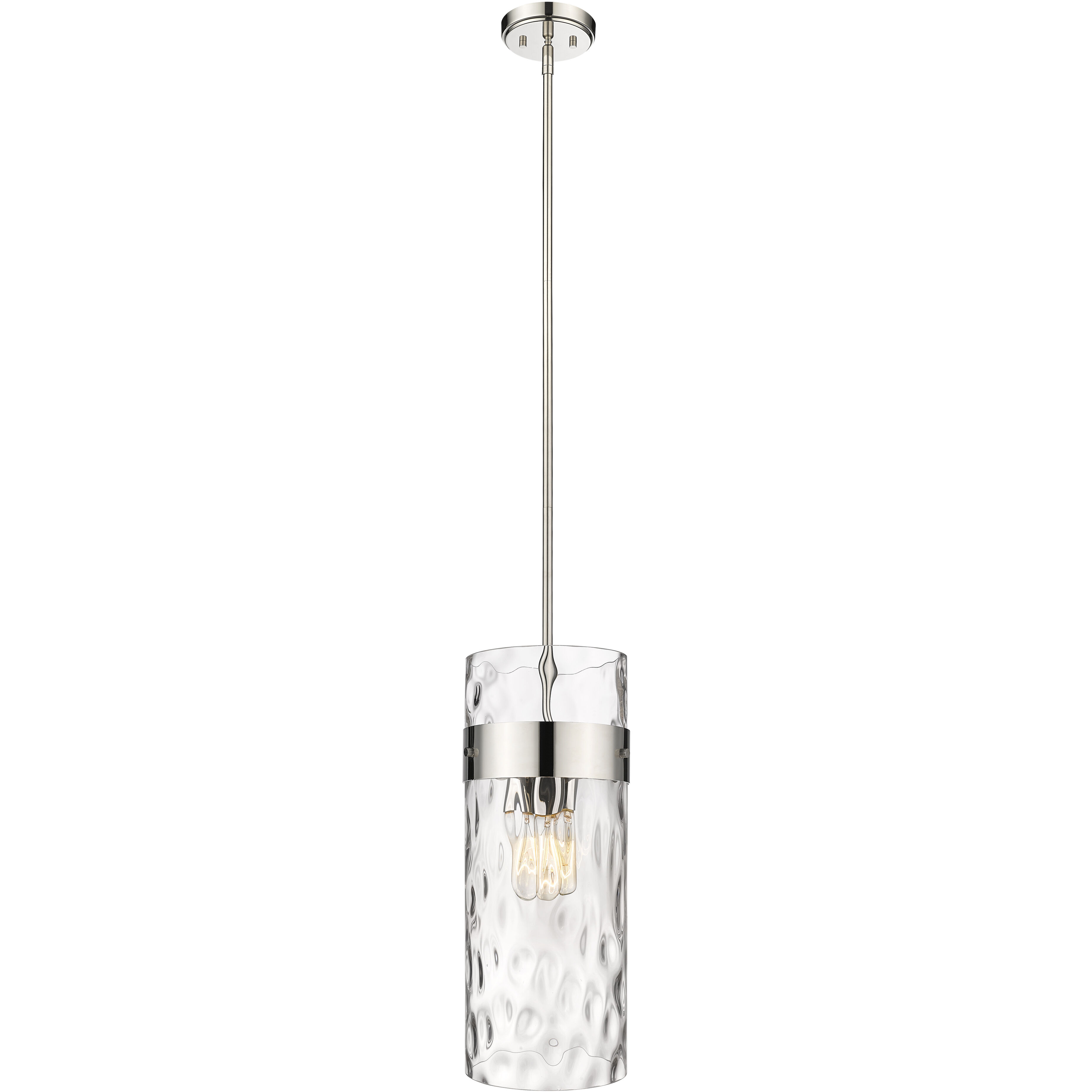 Z-Lite Fontaine 3 Light 9 inch Polished Nickel Pendant Ceiling Light 3035P9-PN - Open Box