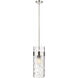 Z-Lite Fontaine 3 Light 9 inch Polished Nickel Pendant Ceiling Light 3035P9-PN - Open Box