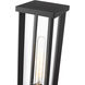 Glenwood 1 Light 17.5 inch Black Outdoor Pier Mounted Fixture