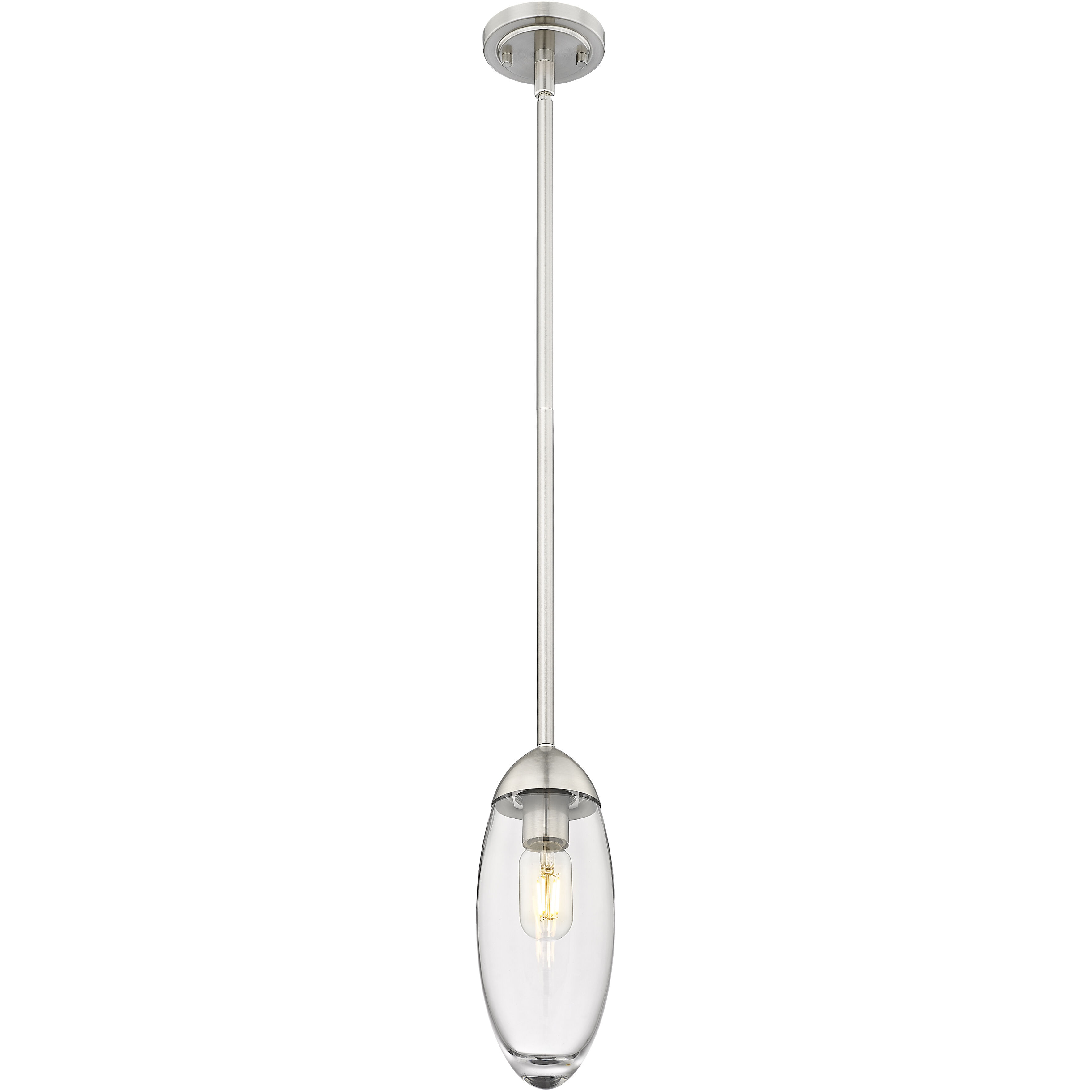 Arden 1 Light 4.5 inch Brushed Nickel Pendant Ceiling Light