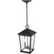 Beacon 2 Light 9.5 inch Black Outdoor Chain Mount Ceiling Fixture