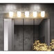 Nextra 5 Light 42 inch Chrome Bath Vanity Wall Light