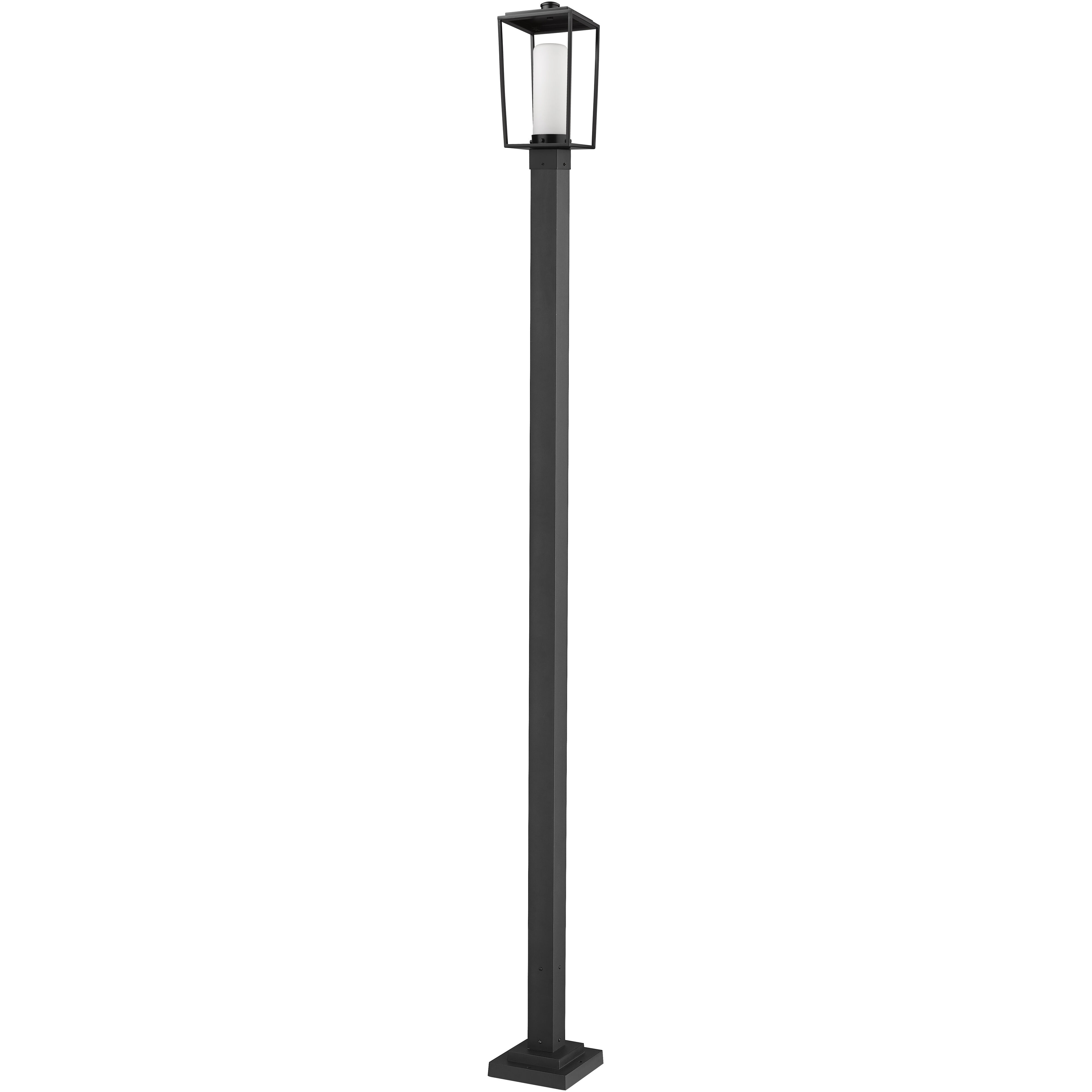 Sheridan 1 Light 111.25 inch Black Outdoor Post Mounted Fixture