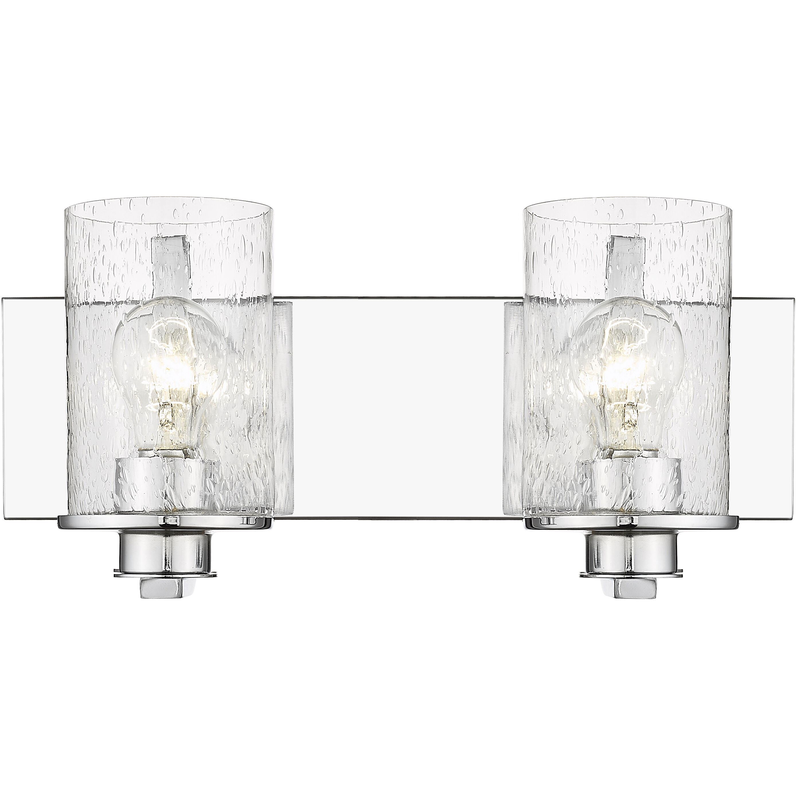 Beckett 2 Light 16 inch Chrome Vanity Wall Light