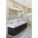 Sutton 4 Light 31.5 inch Chrome Vanity Wall Light