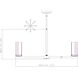 Danica 8 Light 31.5 inch Modern Gold Chandelier Ceiling Light