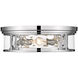 Clarion 4 Light 20.75 inch Polished Nickel Flush Mount Ceiling Light