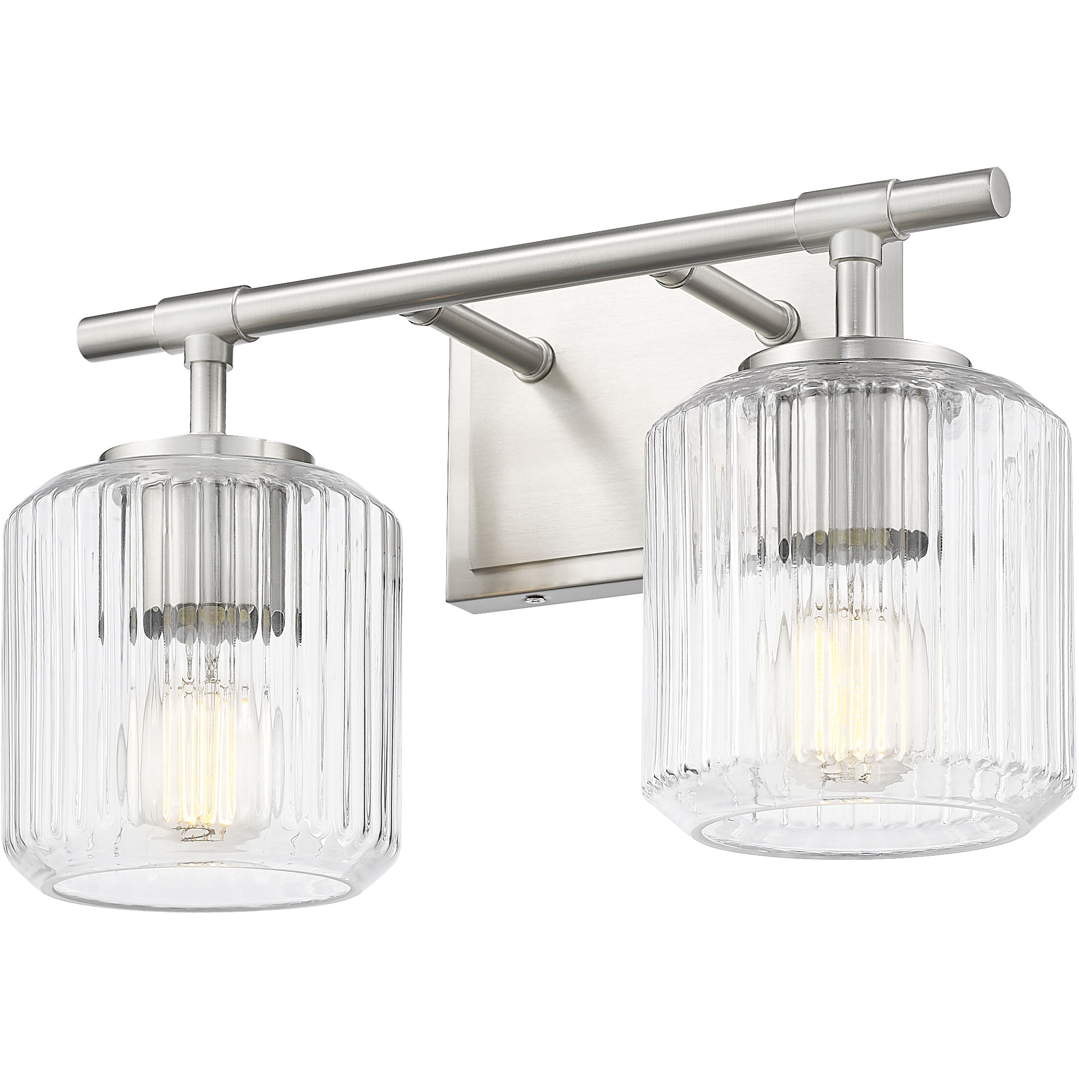 Landon 2 Light 14 inch Brushed Nickel Vanity Wall Light