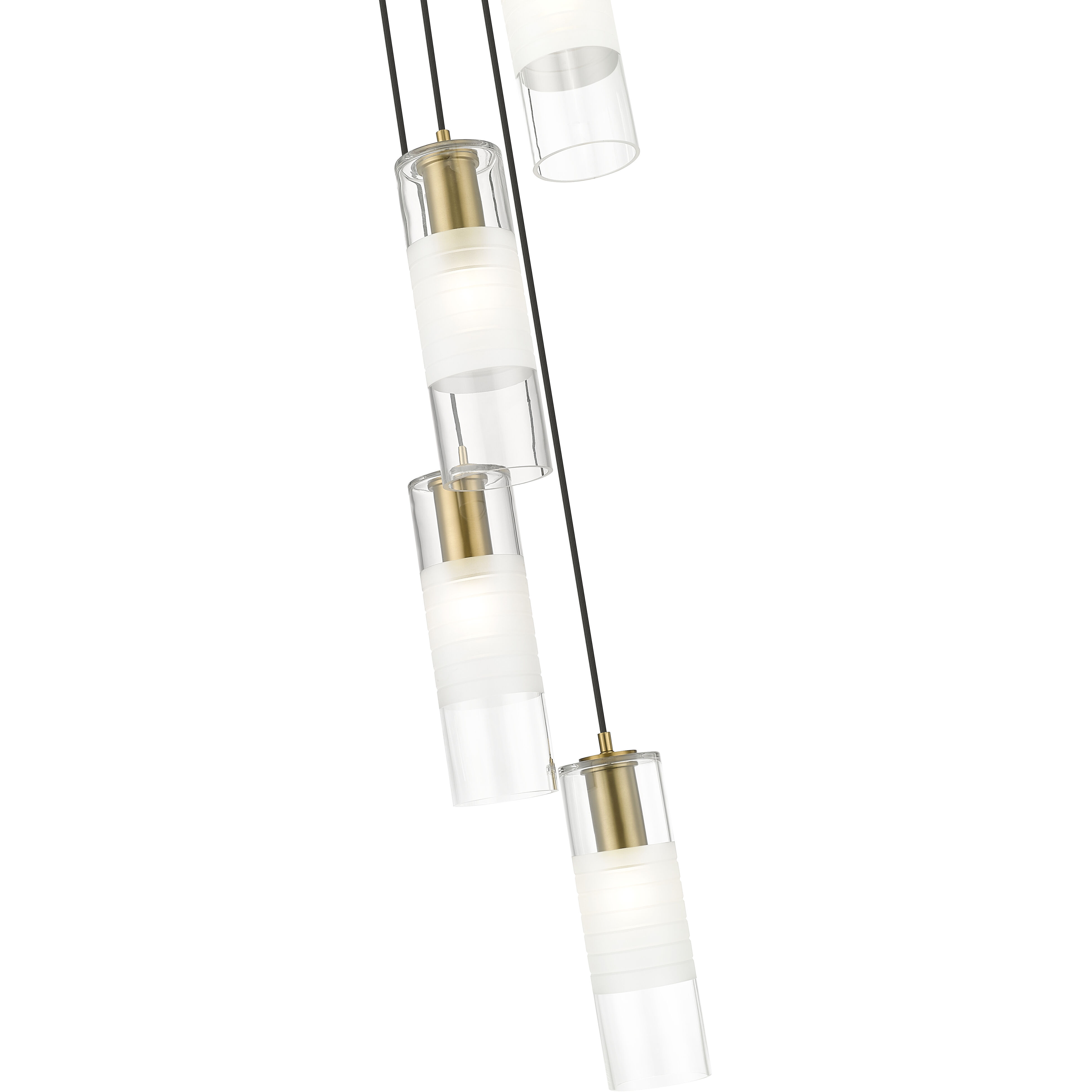Alton 5 Light 12 inch Modern Gold Chandelier Ceiling Light