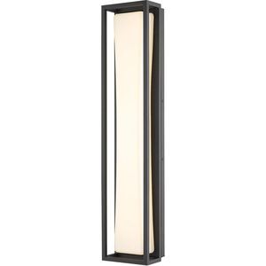 Baden Outdoor LED 24 inch Black Outdoor Wall Sconce