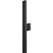 Edge LED 33.25 inch Black Outdoor Wall Light