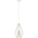 Quintus 1 Light 12.25 inch Gloss White Pendant Ceiling Light