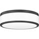 Ballord LED 12 inch Matte Black Flush Mount Ceiling Light