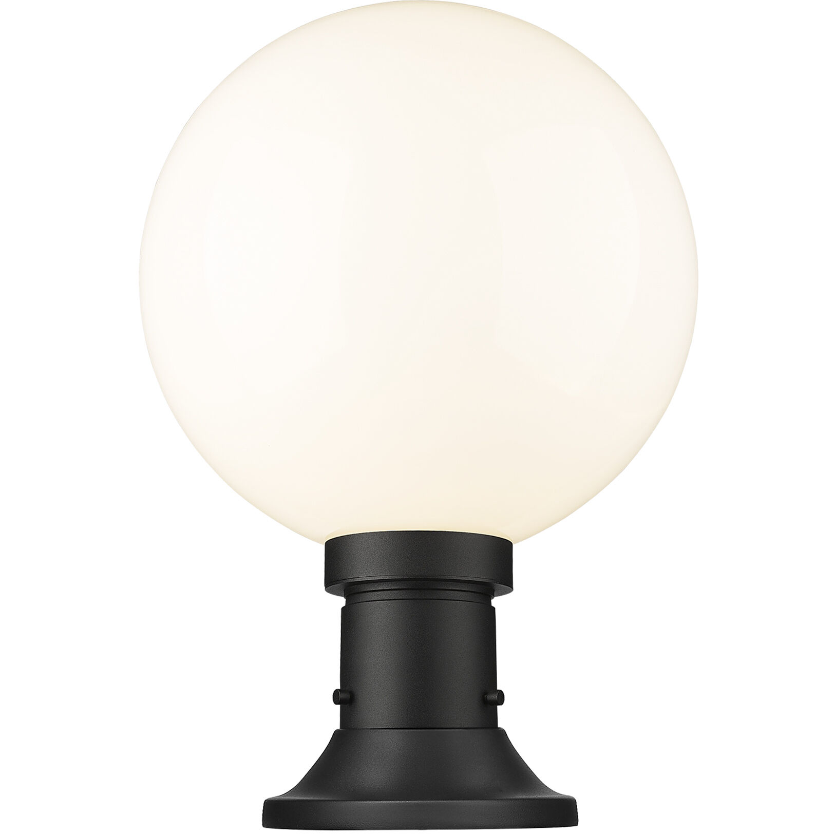 Laurent 1 Light 17.75 inch Black Outdoor Pier Mounted Fixture