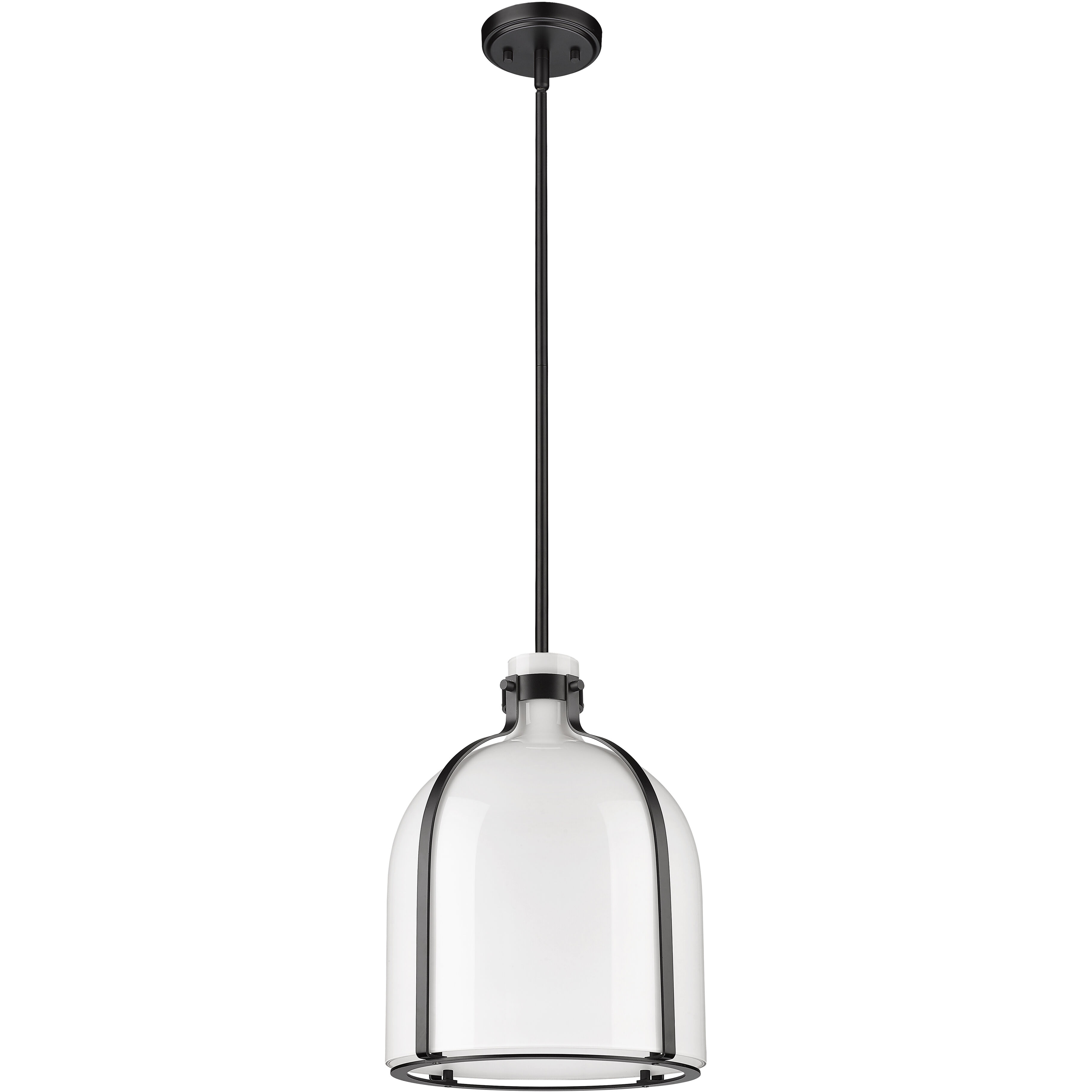 Pearson 1 Light 12.25 inch Matte Black Pendant Ceiling Light