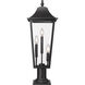Gannon 3 Light 28.75 inch Black Outdoor Pier Mounted Fixture