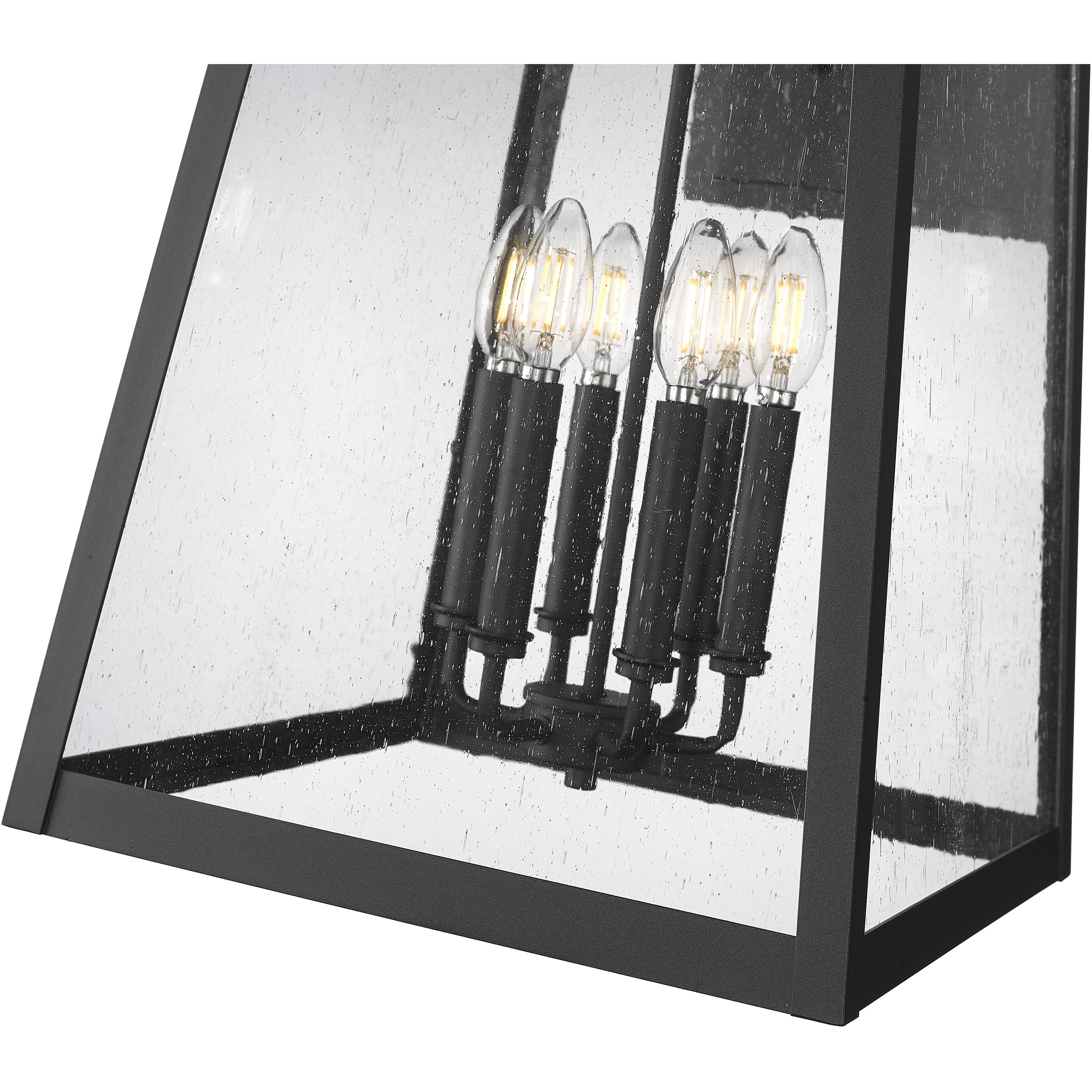 Rainer Outdoor Wall Light in Black, G9